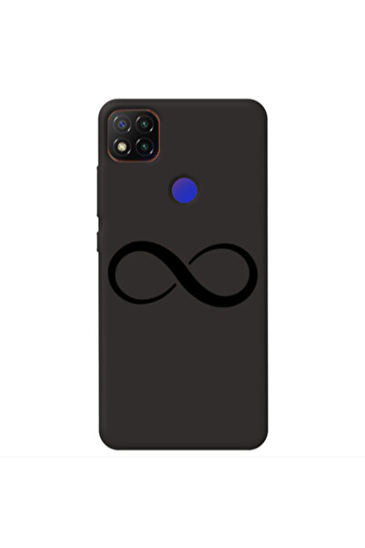 Other Xiaomi Redmi 9c Infinity Black Colored Silicone TPU Θήκη