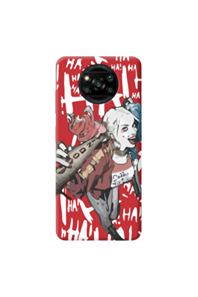 Other Xiaomi Poco X3 /X3 Pro Ha Ha Ha Red Colored Silicone TPU Θήκη