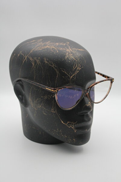 MissBella Eyewear - VİBE Leopar Kemik Cat Eye Çerçeveli Mavi Işık Korumalı Bi...