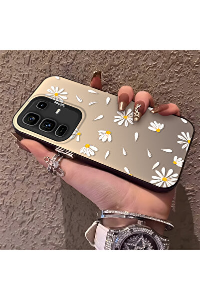 SLIMFELT Infinix Note 50 Pro Plus Uyumlu Yüksek kaliteli ferah papatya çiçek ...