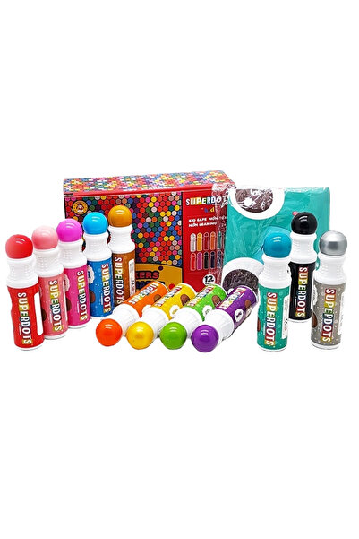 MC Micostore Set 12 Carioci Superdots 60ml, Varf 18mm, Art Markers