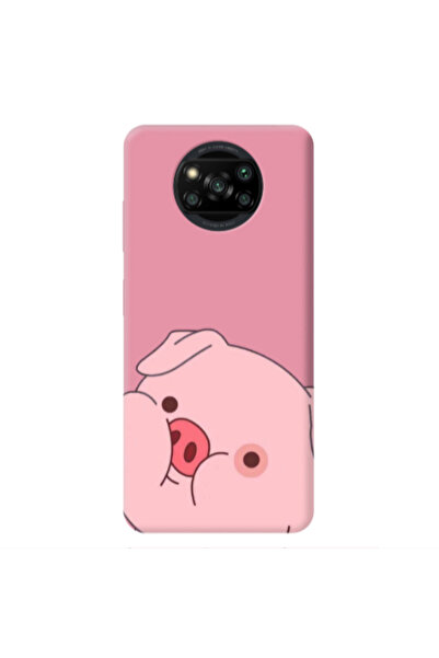Other Xiaomi Poco X3 /X3 Pro Piggy 2 Pink Colored Silicone TPU Θήκη