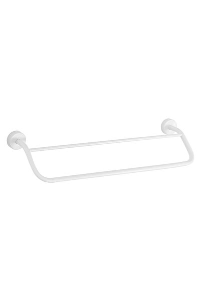 Karag Διπλή κρεμάστρα πετσετών MODERNO 2252 66 Λευκό ματ 50 εκ. (225266)