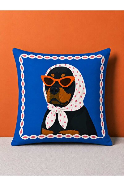 PİKKO HOME Madame Pati̇ Digitally Printed Polyester Kirlent Cover (Kr)