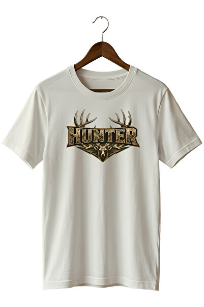 WİDİ Camouflage Printed T-Shirt Hunter Deer Figured Nature T-Shirt