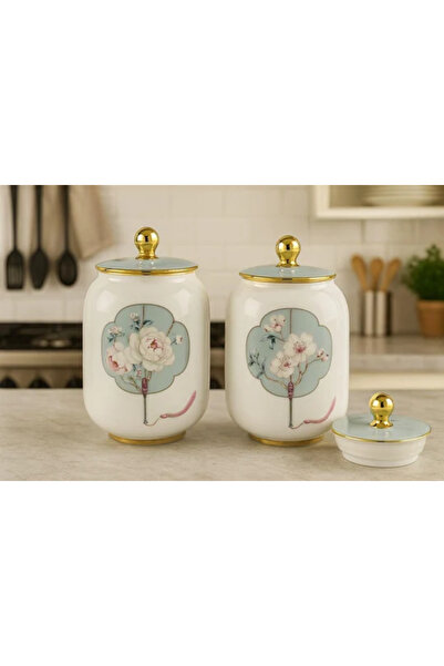 Mikasa Moor Rosita 2li Kapaklı Kavanoz 630cc 10x16cm