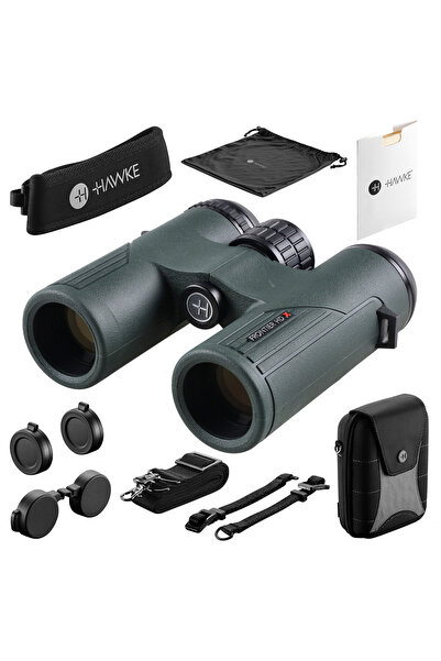 Hawke Kit binoclu, HAWKE, 10x, Rezistent la apa, Accesorii incluse, 18 x 12 c...