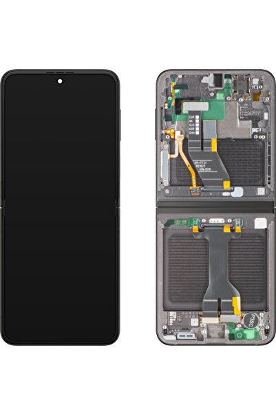 Samsung Display cu touchscreen Galaxy Z Flip5 F731, cu ramă, Sub Interior, Gr...