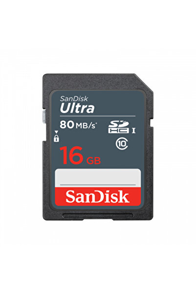 SanDisk Card Memorie SDHC Ultra, 16Gb, Clasa 10 SDSDUNS-016G-GN3IN