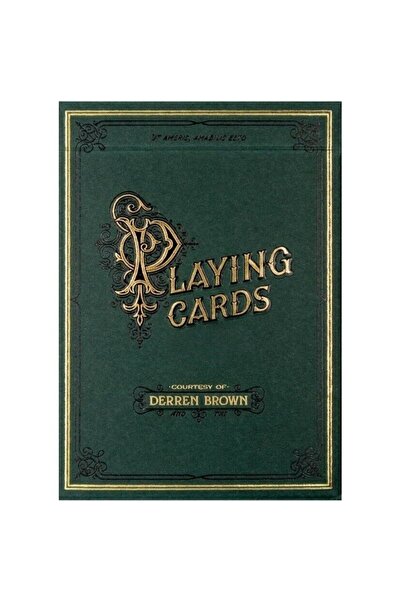 Theory11 Set de carti de joc Derren Brown, Theory11, 52 carti + 2 jokere, aur...
