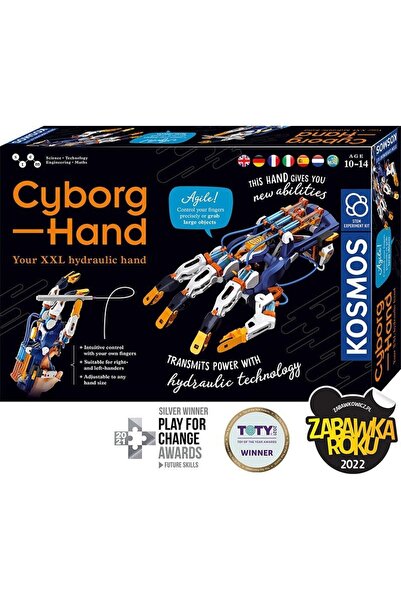 Kosmos Kit robotica S.T.E.M mana Cyborg hidraulica, Kosmos, 42x29x8 cm, Multi...