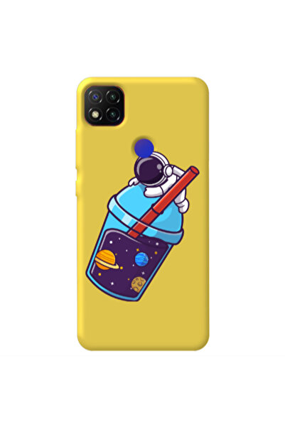 Other Xiaomi Redmi 9c Longing in space Yellow Colored Silicone TPU Θήκη