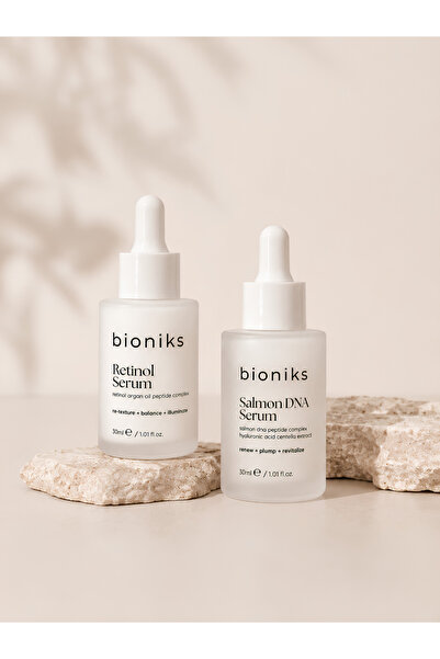 Bioniks Retinol Serum & Salmon DNA Serum Night Rennewal Routine