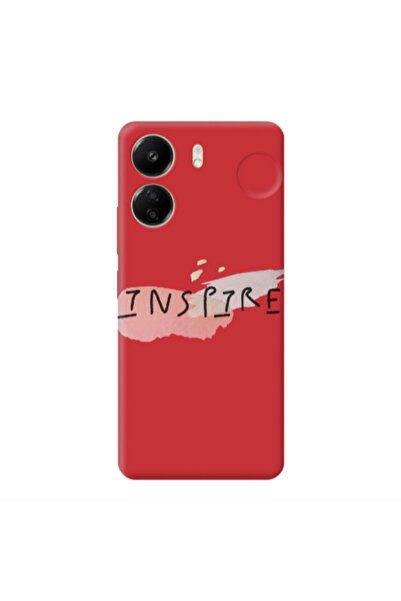 Other Xiaomi Redmi 13C Inspire Red Colored Silicone TPU Θήκη