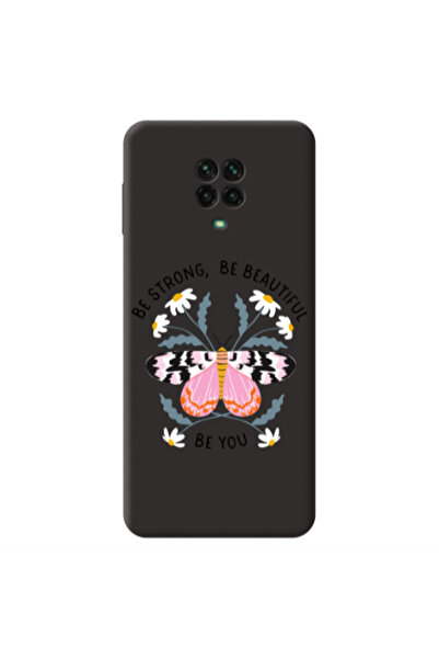 Other Xiaomi Redmi Note 9 Pro Be Strong Black Colored Silicone TPU Θήκη