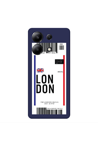Other Xiaomi Redmi Note 13 4G London Arrival Dark blue Colored Silicone TPU Θήκη