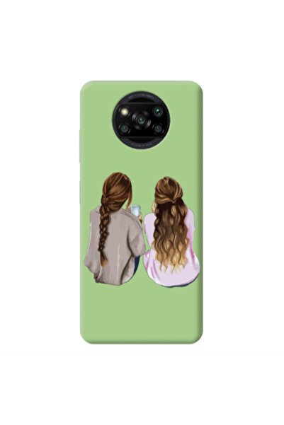 Other Xiaomi Poco X3 /X3 Pro Friends Light Green Colored Silicone TPU Θήκη