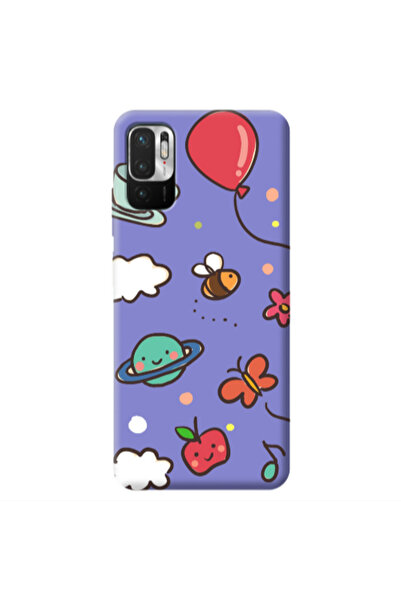 Other Xiaomi Redmi Note 10 Pro 5G cute little ones Purple Colored Silicone TP...