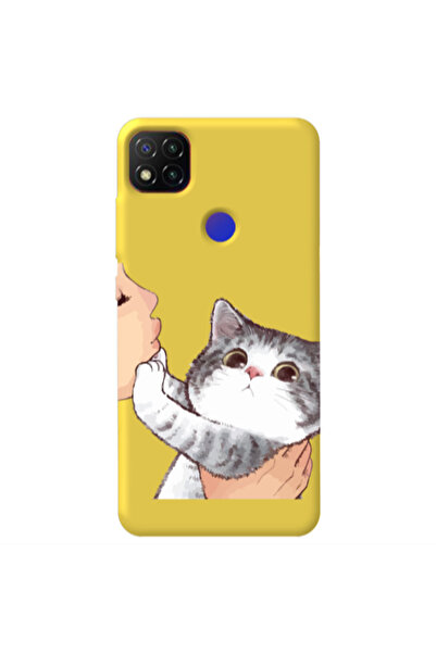 Other Xiaomi Redmi 9c No Kiss Yellow Colored Silicone TPU Θήκη