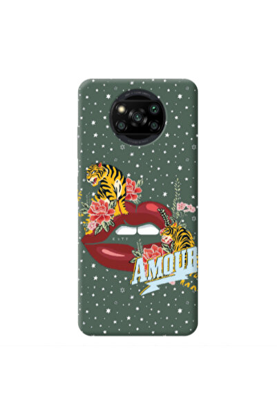 Other Xiaomi Poco X3 Pro Amour Dark Green Colored Silicone TPU Θήκη