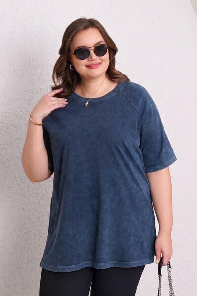 Büyük Moda 54014 Πλενόμενο μπλουζάκι