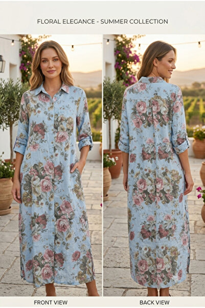 yusracollectionn Italian Linen Long Shirt – Lightweight and Comfortable with ...