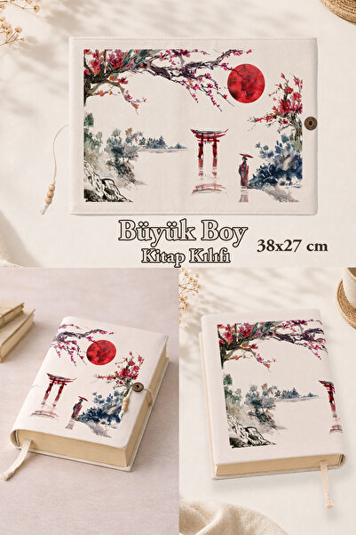 renkli izler atölyesi Sakura Collection |   38X27 cm Large Book Cover |   Rah...
