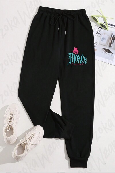 ZOKAWEAR Unisex Cyberpunk Moxes Printed Sweatpants