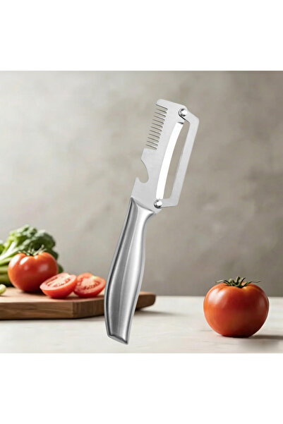 Choice4 1pc-C Vegetable Peeler Stainless Steel Kitchen Peeler with Wooden/Ste...