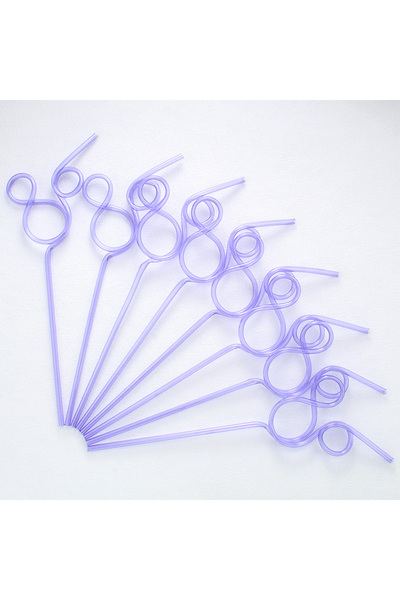 choice2 zise 8-pack of mouse-shaped straws, reusable, perfect as party favors...