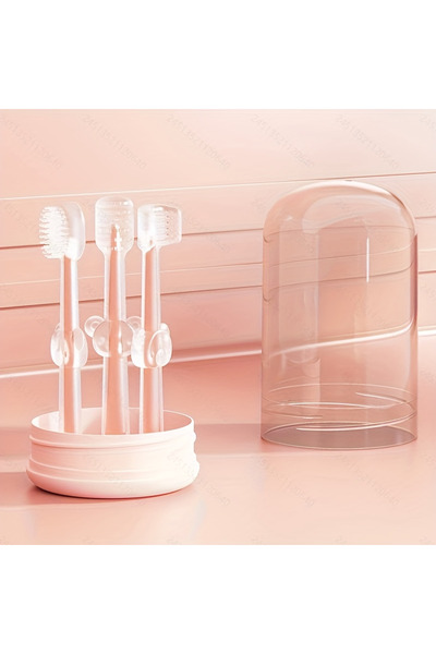 Choice1 Pink 3-In-1 Baby Silicone Tongue Brush Infant Toddler Oral Care Tooth...