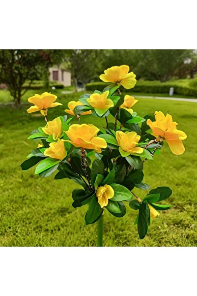 choice2 1PC Yellow 1PC Solar Powered Red Azalea Flower Stake Lights Waterproo...