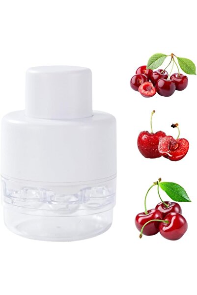 Choice1 white Cherry Pitter Olive Seed Squeeze Tool Stoner Remover Corer Pitt...