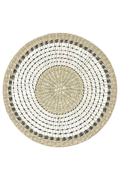 Penna 4 PACK PENNFISK Placemat, natural color/sedge, handmade, 37 cm