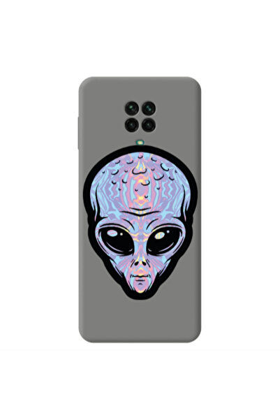 Other Xiaomi Redmi Note 9 Pro Alien Grey Colored Silicone TPU Θήκη