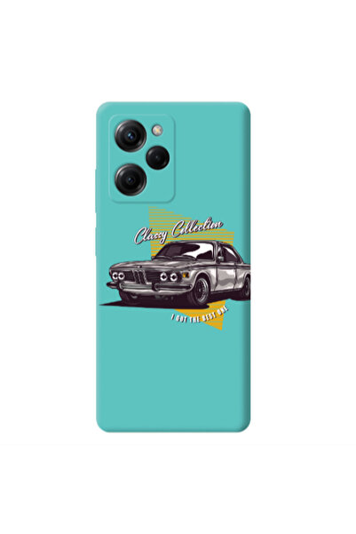 Other Xiaomi Poco X5 Pro Classy Collection Turquoise Colored Silicone TPU Θήκη