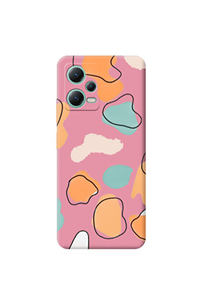 Other Xiaomi Redmi Note 12 Pro 5G Colorful spots Pink Colored Silicone TPU Θήκη