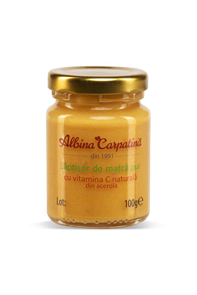 Albina Carpatina Laptisor De Matca Pur cu Vitamina C Naturala din Acerola 100g