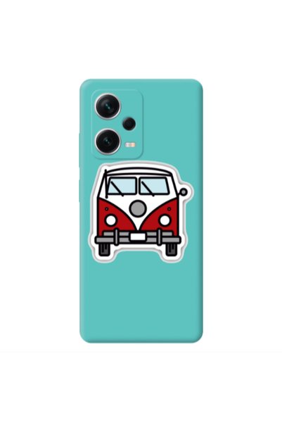 Other Xiaomi Poco X5 Minibus Turquoise Colored Silicone TPU Θήκη