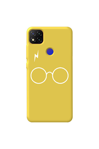 Other Xiaomi Redmi 9c glasses Yellow Colored Silicone TPU Θήκη
