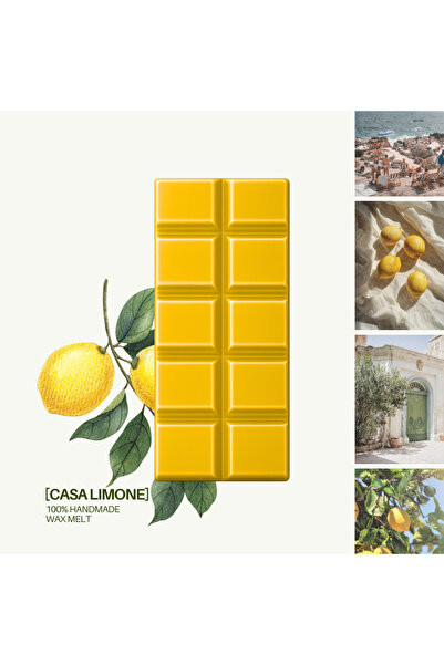 CandleJuice Casa Limone – Wax Melt Snap Bar 55g
