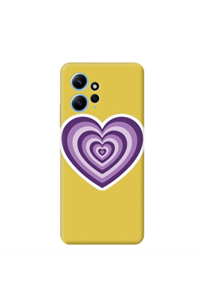 Other Xiaomi Redmi Note 12 4G My Heart Is Yours 2 Yellow Colored Silicone TPU...