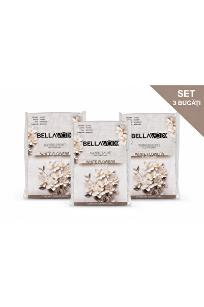 BELLAVOIX Plicuri Parfumate pentru Dulap și Sertare, Set 3 Bucăți x 21 g, Par...