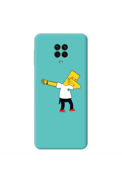 Other Xiaomi Redmi Note 9 Pro Simpsons2 Turquoise Colored Silicone TPU Θήκη