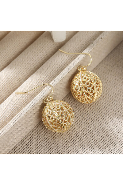 Choice A707-1 Women's Unique Hollow Ball Pendant Earrings Art Design Perfect ...