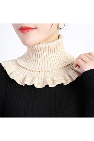 Choice7 04 Detachable Cotton Knitted Turtleneck Collar For Women False Collar...