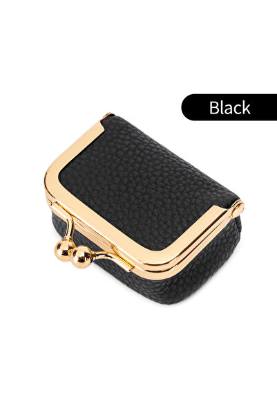 Choice6 صندوق مجوهرات نسائي صغير KB439-Black1، حقيبة عملات معدنية أنيقة بقفل ...