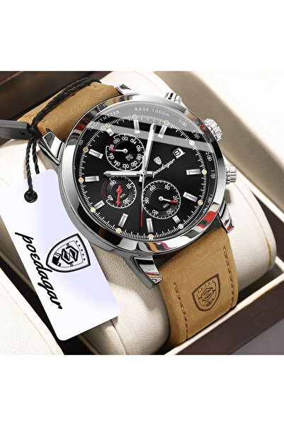 choice2 932 Silver Black Functional Luxury Man Wristwatch Date Waterproof Lum...