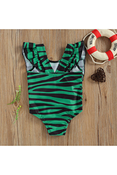 drool Costum de baie Leopard/Peste (Culoare: Verde, Marime: 110)