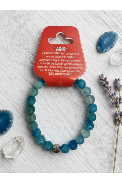 Otantik Doğal Taş Natural Stone Agate Bracelet – Stylish Design and Positive ...